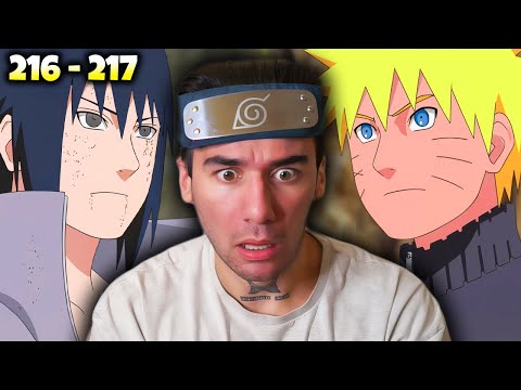 NARUTO CONFRONTS SASUKE!! Naruto Shippuden Reaction: Ep 216 - 217