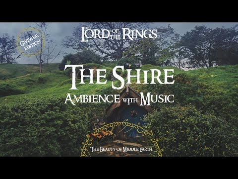 Lord Of The Rings | The Shire  | Ambience & Music | 3 Hours | Studying, Relaxing, Sleeping, Giveaway