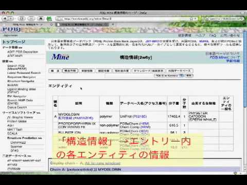 PDBj Mine（PDBjのPDBデータ検索システム）の使い方