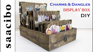 Diy Display for Charms and Dangles #storagesolution  #budgetcrafting