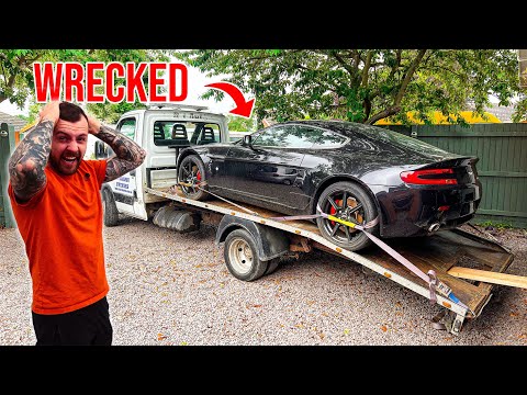 BUYING A CRASHED ASTON MARTIN V8 VANTAGE!