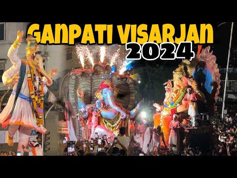 Ganpati Visarjan || Mumbai Ganpati Visarjan || Lalbaugcha Raja Visarjan