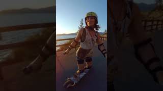 SPEEDBOARD Team Rider Mary Christina Brown Esk8ing Around Lake Tahoe