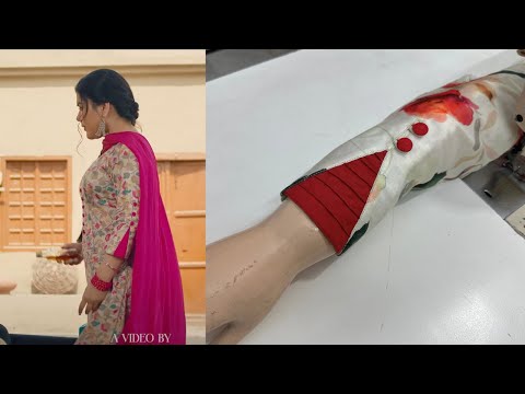 kaur b shirt sleeves design making full tutorial || Beautiful and trendy sleeves design