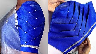 Trending sleeve design cutting and stitching| blouse sleeves design| बाजू का डिजाइन sleeves design|