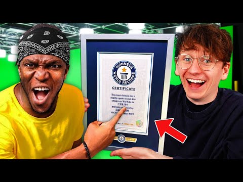 I got KSI a Guinness World Record