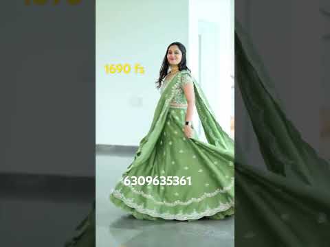 lehanga | designer lehangas | half saree | 6309635361