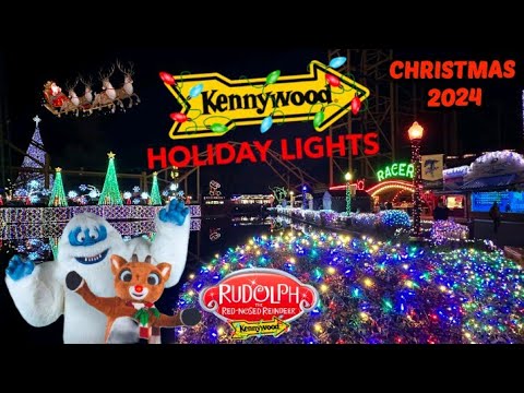 Kennywood NEW Holiday Lights 2024 Christmas (3 Million Lights) New Light Displays