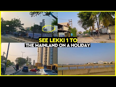 LEKKI PHASE 1 LAGOS NIGERIA TO THE MAINLAND | LAGOS  ON A HOLIDAY | COLLAPSED HIGH RISE IN  IKOYI