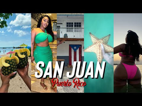 PUERTO RICO 🇵🇷| OLD SAN JUAN • LUQUILLO BEACH • SWIM WITH MANATEES • SKRIP CLUB | Gina Jyneen VLOGS