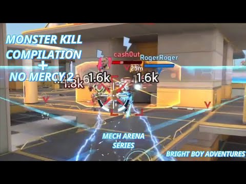 Mech Arena MONSTER KILL Compilation/No Mercy 2 with Arc Torrents, Rocket Mortars and Disc Launchers.