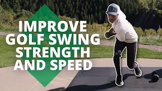 EXPLOSIVE Golf Swing Workout with Dumbbells | Plyometrics for Golfers | GolfForever