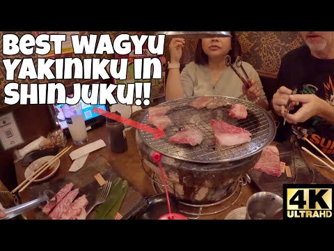 MUST TRY WAGYU YAKINIKU IN SHINJUKU, TOKYO FOOD REVIEW!! 🥩 [4K]