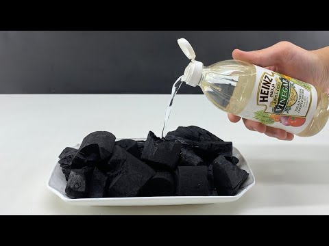 Mix Vinegar with Charcoal 😱 You Will not Believe the Incredible Result