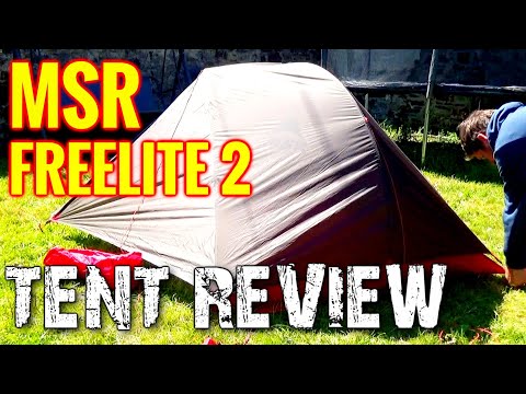 MSR FREELITE 2 'FLY FIRST' SET UP Lightweight backpacking tent review &