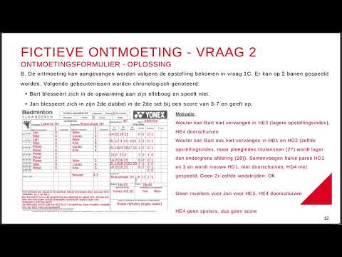 Samenvattende oefening: vraag 2B