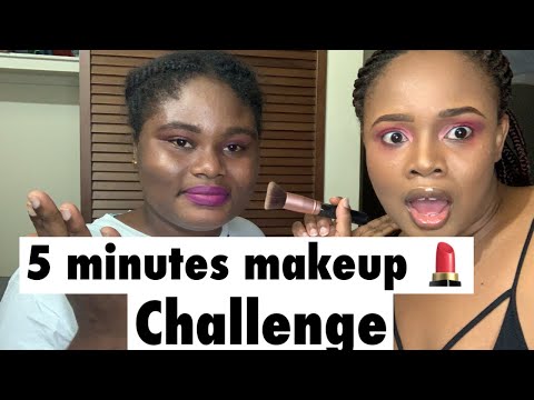 5minutes makeup challenge || nominated by @britney’sworld876 || I nominate @zoeshaaa!!! Let’s gooo!