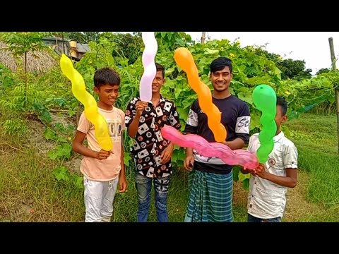 Have outdoor fun with rocket balloons and learn color names for kids। kids episode-8