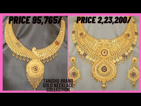 latest gold necklace collection!! gold necklace designs with price 2021!!