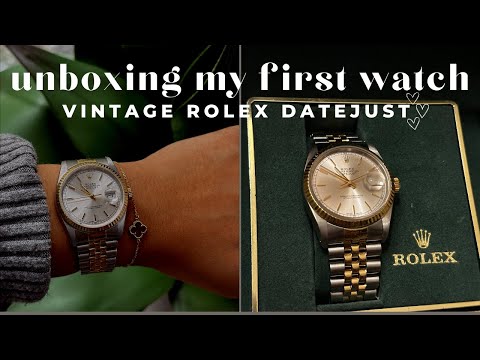 My first luxury watch purchase! | Rolex Datejust Unboxing