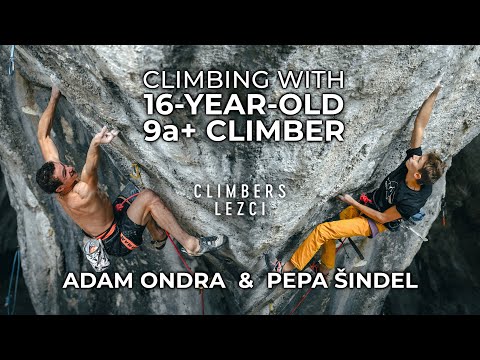 Climbing with 16-year-old 9a+ Rock Climber Pepa Šindel | Climbers/ Lezci | Adam Ondra