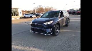 Blue 2024 Toyota RAV4 Prime XSE - OPTIONAL TWO-TONE COLOUR Review Brockville ON - 1000 Islands Toyot