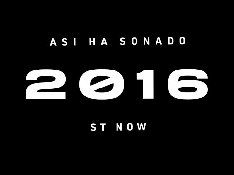 así ha sonado 2016… 🖤