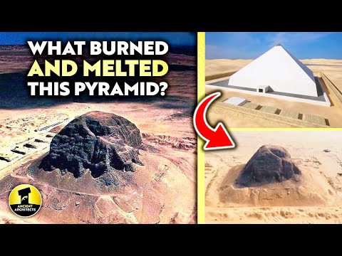 What Burned and Melted This PYRAMID of Egypt?