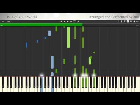 Part of Your World Piano Tutorial Coverd by kno