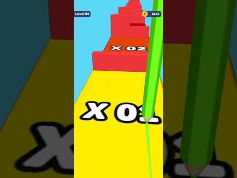 Color Pencil Run Level 85 Gameplay Walkthrough Android #Shorts