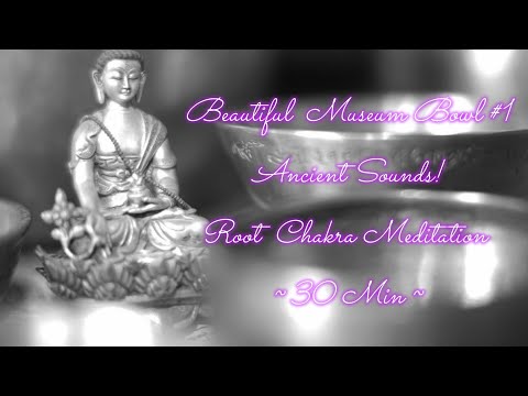 BEAUTIFUL MUSEUM BOWL #1 ~ ROOT CHAKRA ~ C#2 ~ 70HZ ~ ENJOY ANCIENT SOUNDS!     WWW.TEMPLESOUNDS.NET