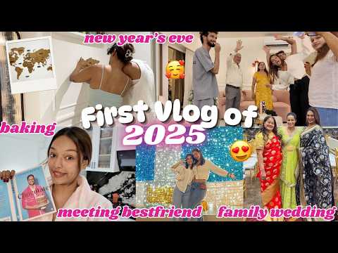 ✨FIRST✨ Vlog of 2025! Goals, Resolutions, Weddings, NYE celebrations & more! #HustleWSar