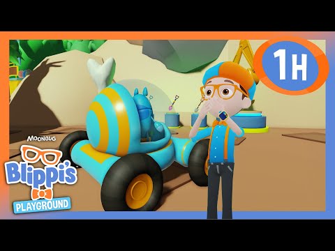 Beep Beep! Exploring with Blippi and His Cool Blippi Mobile! 🚙 | Kids TV Shows | Cartoons For Kids