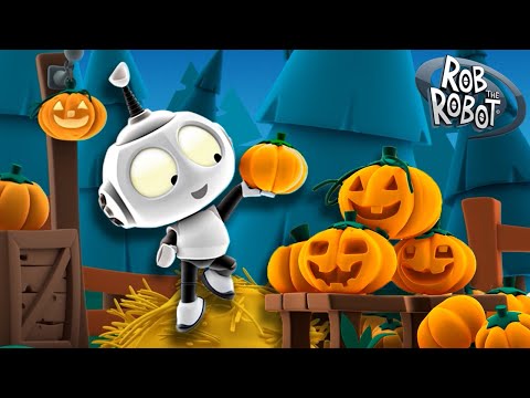 Pumpkin Patch Planet! | Rob The Robot | Preschool Learning