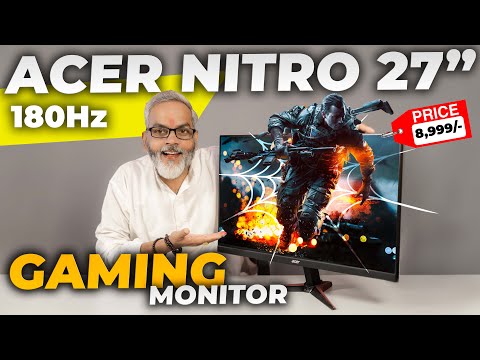 Rs 8,999/- 🔥 Best Budget Gaming Monitor 27 inch 🔥 Acer Nitro 27 inch Gaming Monitor