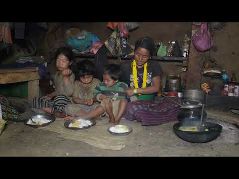 Nepali village || Cooking egg vegetables in the village