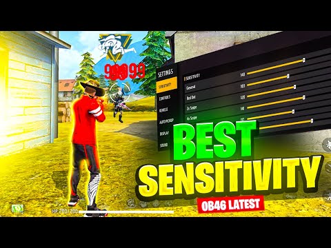 BEST SENSITIVITY FOR FREE FIRE | NEW HEADSHOT SETTINGS OB46 | GARENA FREE FIRE SENSITIVITY 2024