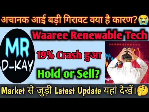 Waaree renewables share latest news | Waaree renewables share 🔥Why Waaree Renewables Crash Today?