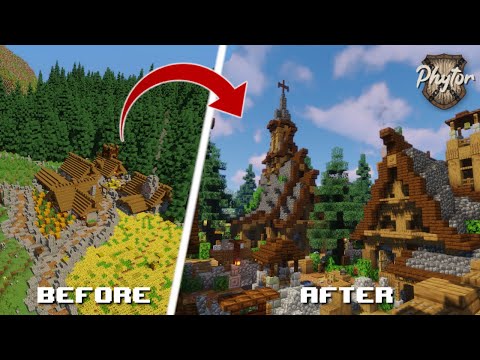 Minecraft: Building A Medieval 1.19 Farming & Forest Village!