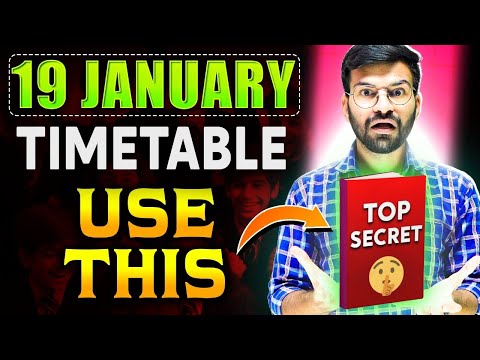 17 January से पढ़ने का STUDY PLAN🔥| Last Month Strategy🔥| Class 10 Boards| Last 30 Days Timetable