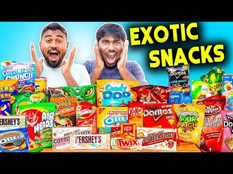 Eating The Most Exotic Snacks In The World | வேறலெவல் Fun