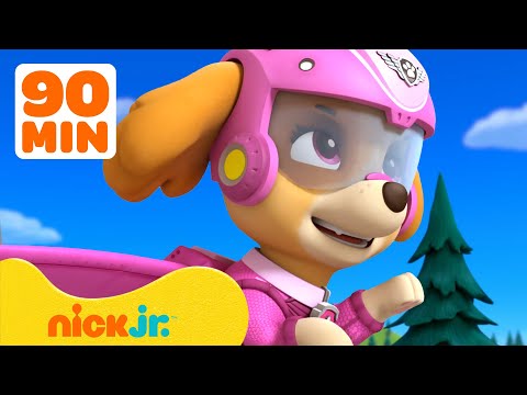 PAW Patrol's High Flying Rescues! w/ Skye 🛩️  90 Minutes | Nick Jr.