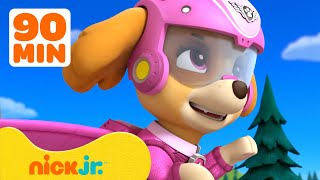 PAW Patrol's High Flying Rescues! w/ Skye 🛩️  90 Minutes | Nick Jr.