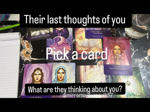 #pickacard  their most recent thought of you ⚡️AF #energyreading