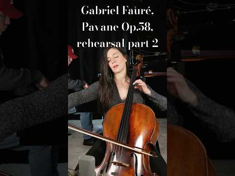 Gabriel Fauré, Pavane Op.58, part 2  #cello #piano #classicalmusic #music #choir