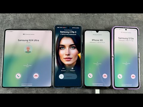 Incoming Call Samsung Galaxy Fold 5 + Samsung Galaxy A24 + OPPO Find N2 + Samsung Z Flip 5 Galaxy