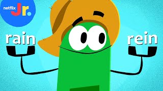 I Spy With My Eye... Homophones! | StoryBots: Learn to Read | Netflix Jr