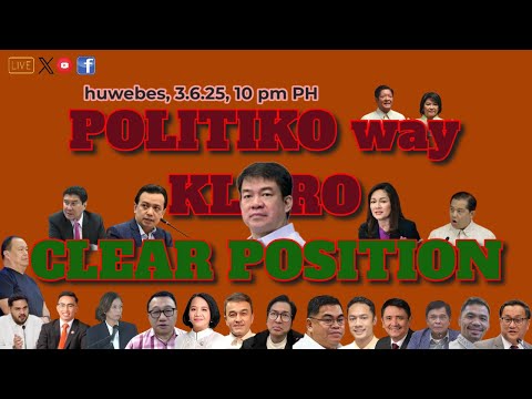 mga POLITIKO sa PH way KLARO