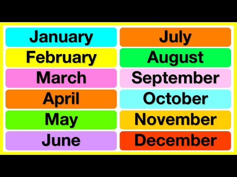 Months of the year 🤔| Pronunciation lesson | British English | Easy pronunciation lesson