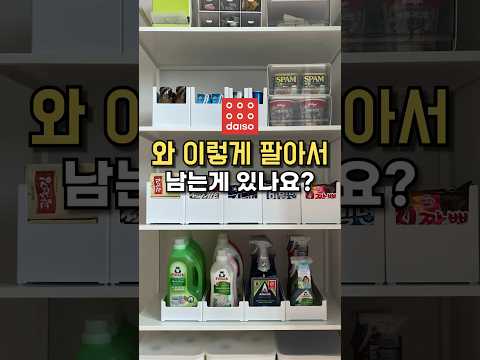 다이소 팬트리 정리 신상 꿀템  추천템 수납함 펜트리 정리 수납